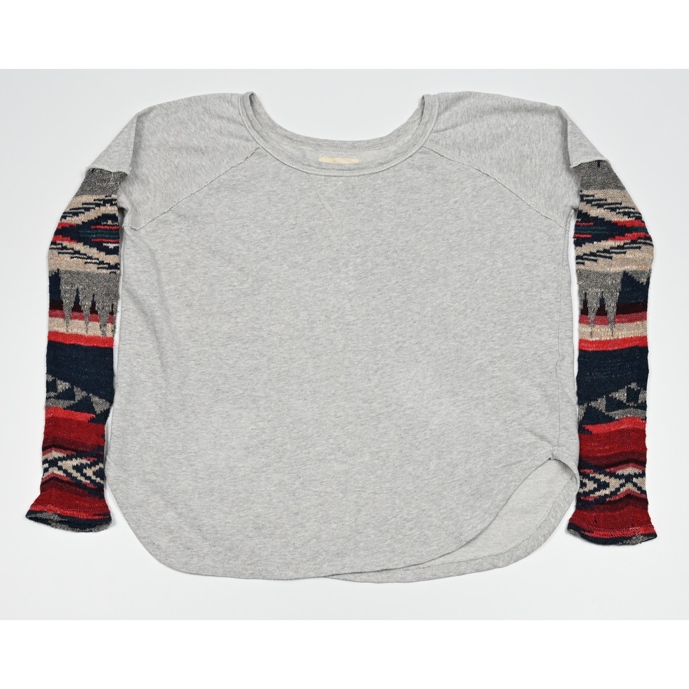 Ralph Lauren‎ Denim & Supply Aztec Southwest Navajo Sweater Shirt Small Grey